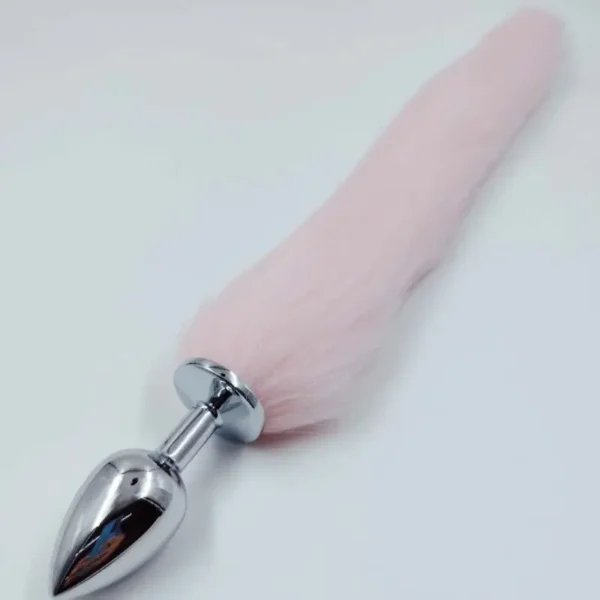 Metal Fox Tail Small Beginner Anal Plug - Erotic Accessory