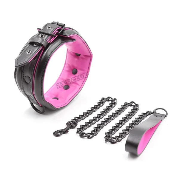 Thierry New Arrive High Quality Luxury Collar Wrist Ankle Cuffs for Slave Role-Play Adult Games,Handcuffs Bondage Restraints Set - Image 5