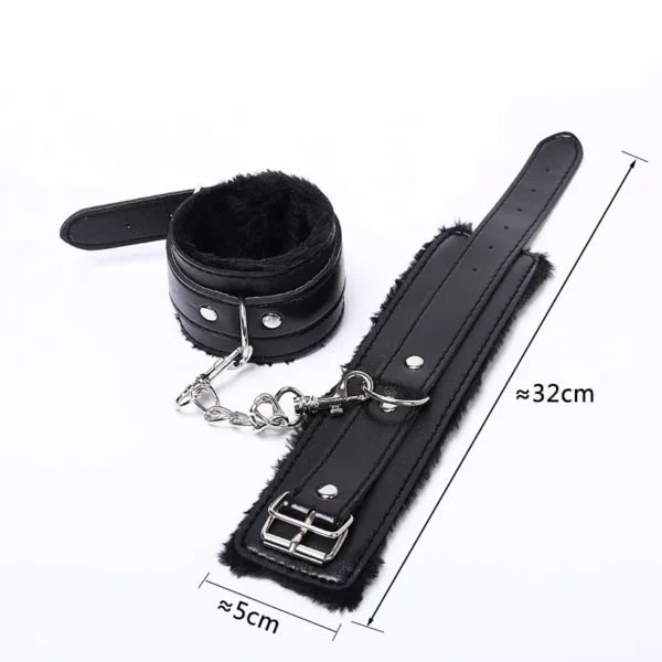 No Vibrator For Women Handcuffs &Ankle Cuffs BDSM Bondage Restraints Flirting Sexy Toys For Women Couples Slave Adult Games - Image 6