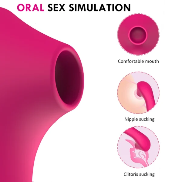 Clit Sucker Vagina Sucking Vibrator Female Clitoris Vacuum Stimulator ​Nipple Sexy Toys for Adults 18 Women Masturbator Product - Image 3