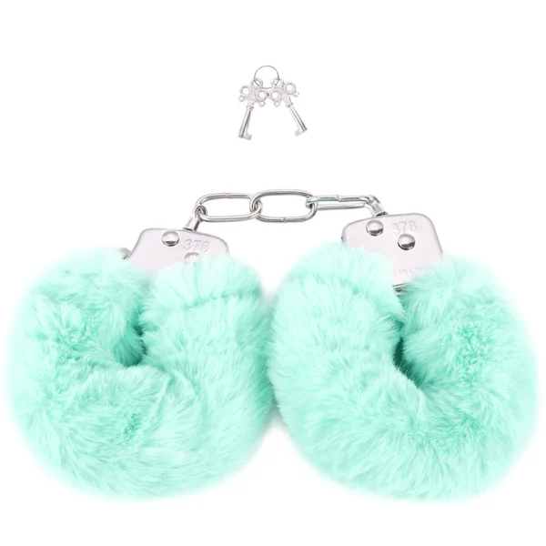 Soft Plush Handcuffs with 2 Keys Fluffy Wrist Bracelet Adult Bondage Toys for Women and Couples - Image 2