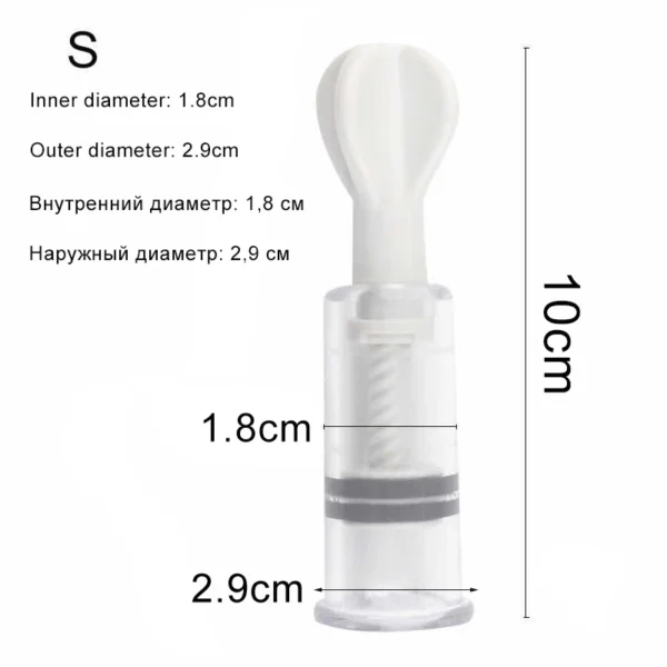 Nipple Sucker Breast Enlarger Pump Bdsm Bondage Breast Stimulator Erotic Product Pussy Clit Suction Vacuum Pump Milk Clamps - Image 8