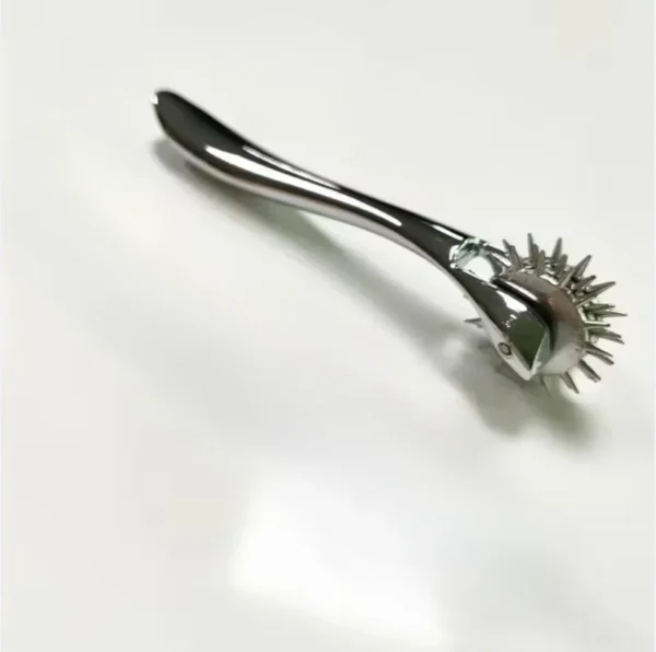 BDSM Pinwheel Wartenberg Wheel with Sheath – Mini Spiked Metal Sensation Toy - Image 8