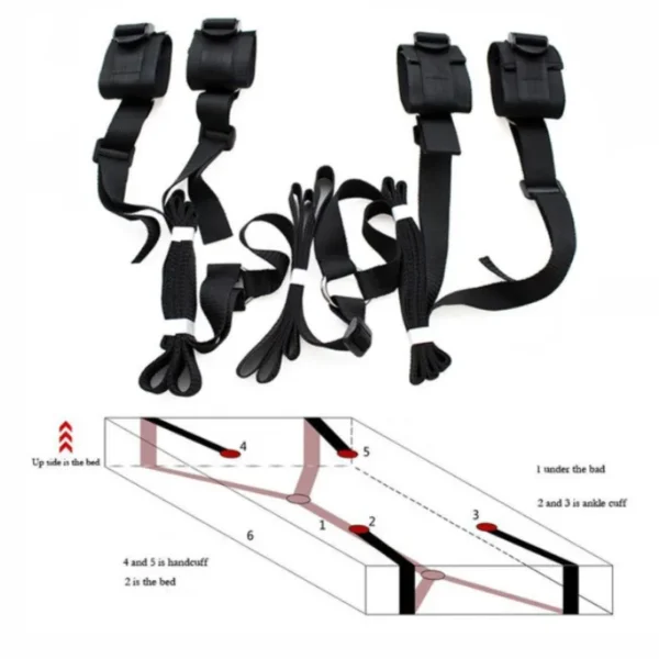 Bed Hand And Foot Restraints - Image 2