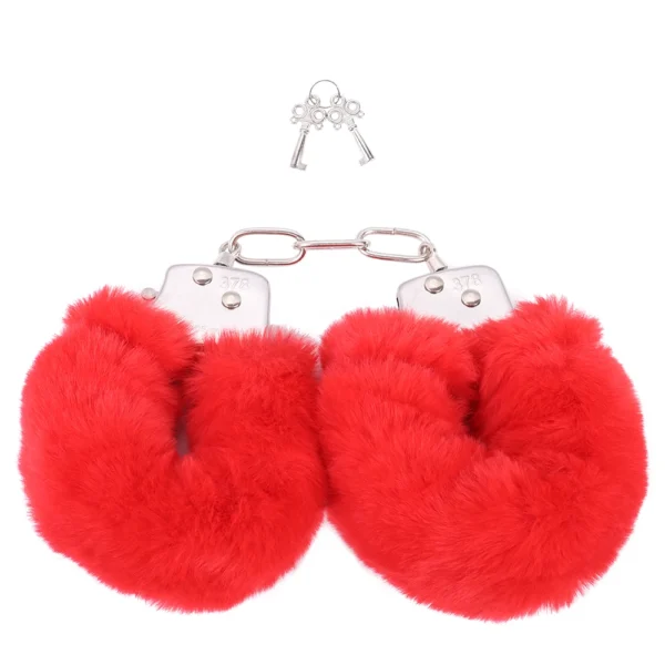 Soft Plush Handcuffs with 2 Keys Fluffy Wrist Bracelet Adult Bondage Toys for Women and Couples - Image 12