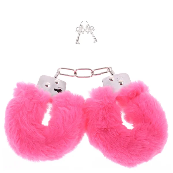 Soft Plush Handcuffs with 2 Keys Fluffy Wrist Bracelet Adult Bondage Toys for Women and Couples - Image 8