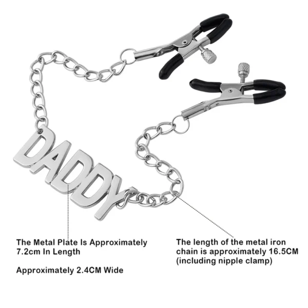 SM Couple Games Bondage Woman Clitoral Nipple Stimulation Clamps Bdsm Fetish Slave Role Play Exotic Intimate Erotics Accessories - Image 6