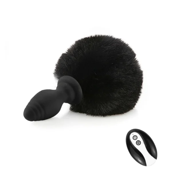 Vibration Cute Rabbit Tail Anal Plug Fluffy Plush Sexy Bunny Girl Cosplay Erotic Sexy Toy For Woman Men Couples Butt Plug Tail - Image 10