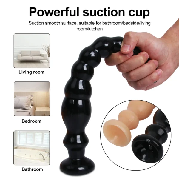 Long Anal Beads Ball Butt Plug Big Buttplug Prosate Massager Dildo Dilator Female Masturbator Adult Sexy Toys For Men Women Gay - Image 4