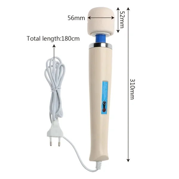 Hitachi Magic Wand Multi- Speeds Head Neck Full Body Massager Female Woman Vibrator - Image 7