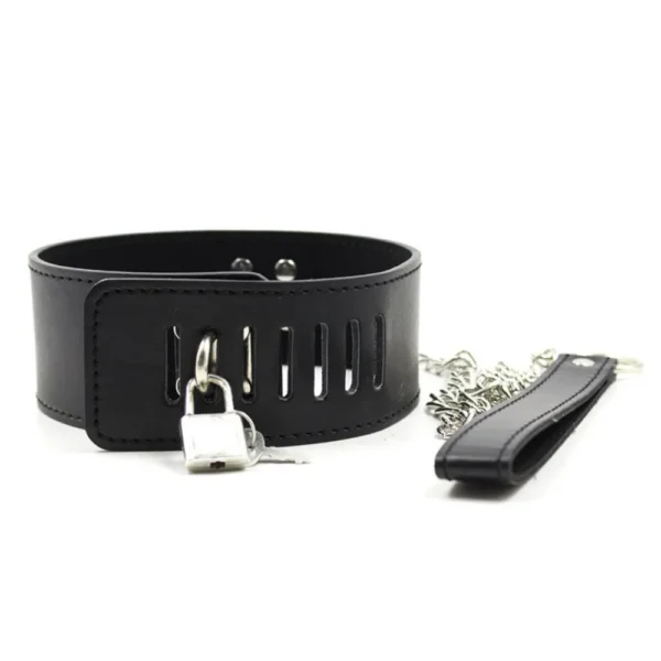 Leather Handcuffs for Bondage – Adjustable and Durable Restraint for BDSM Play - Image 4