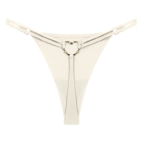 Double Strap Lace G-String Thong – Low Rise Sexy Underwear - Image 2