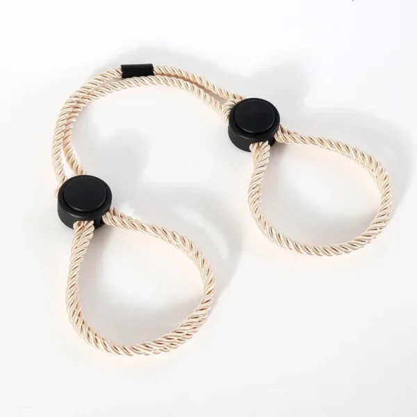 Multi Functional Soft Silk Rope Handcuffs for Couple Wristband Buckle Bracelet Adult Bondage Toys - Image 9