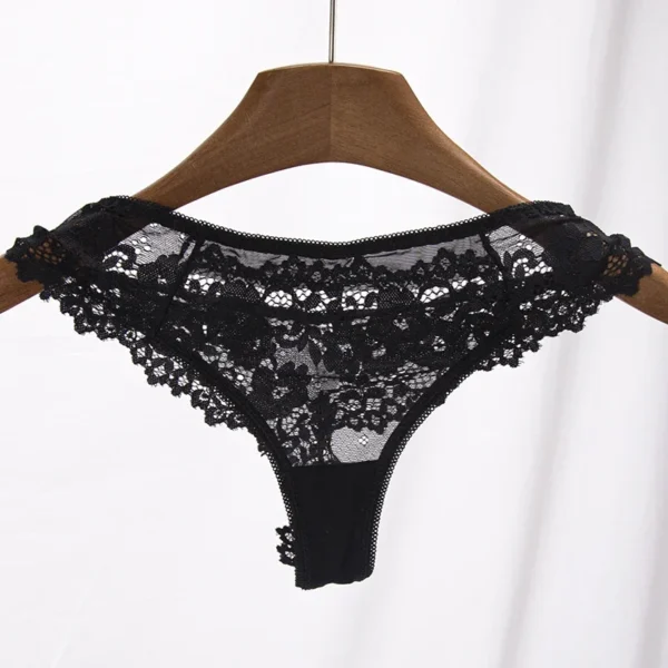 Floral Lace Cotton Briefs – Comfortable Women's Panties