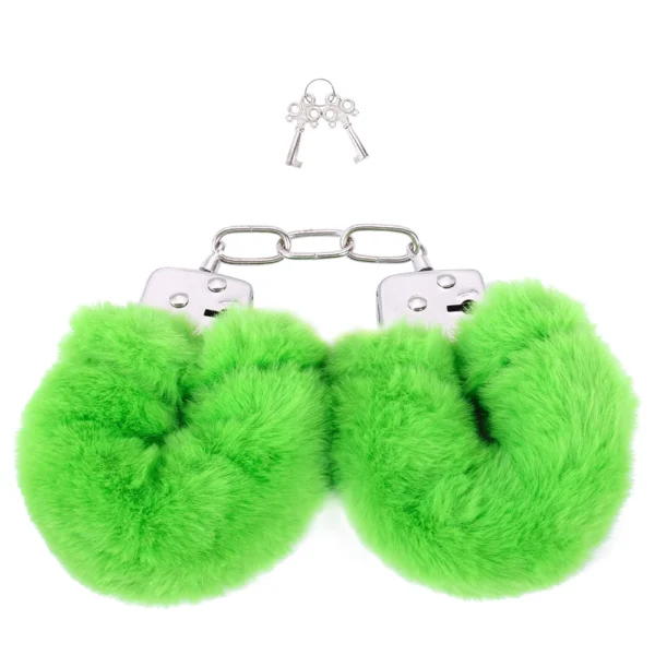 Soft Plush Handcuffs with 2 Keys Fluffy Wrist Bracelet Adult Bondage Toys for Women and Couples - Image 10