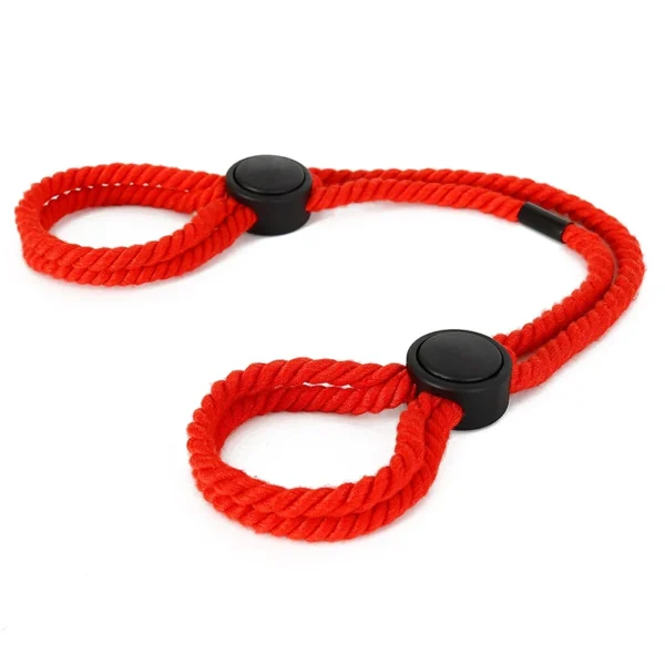 Adjustable Rope Handcuffs for Couples, Soft Bondage Restraints, SM Bedroom Play Accessories - Image 4