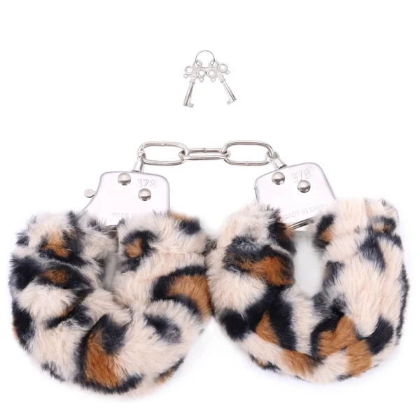 Soft Plush Handcuffs with 2 Keys Fluffy Wrist Bracelet Adult Bondage Toys for Women and Couples - Image 5