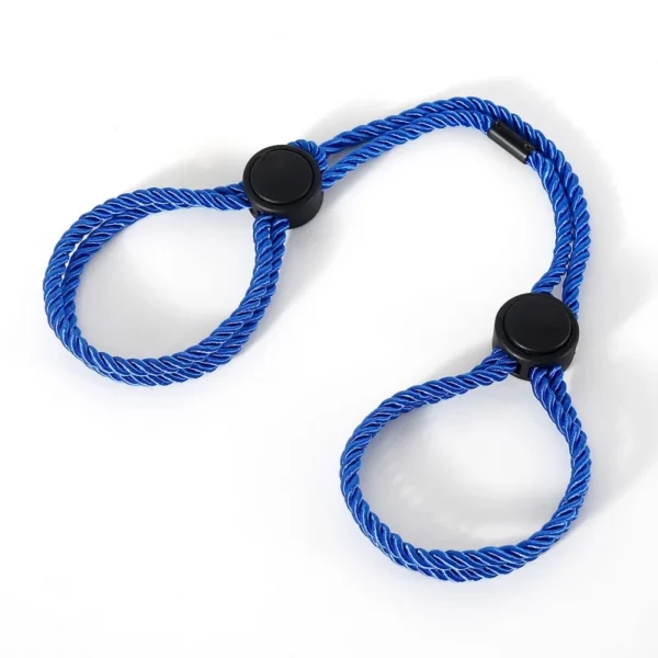 Multi Functional Soft Silk Rope Handcuffs for Couple Wristband Buckle Bracelet Adult Bondage Toys - Image 13