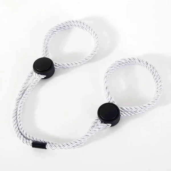 Multi Functional Soft Silk Rope Handcuffs for Couple Wristband Buckle Bracelet Adult Bondage Toys - Image 8