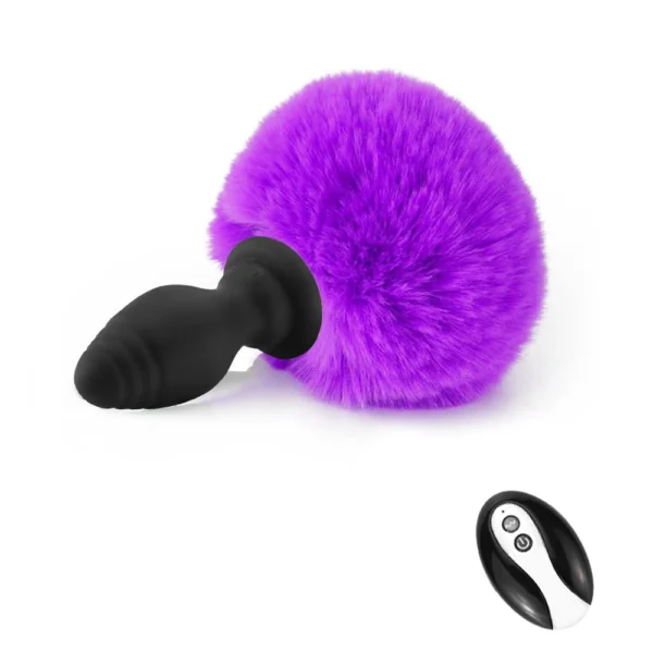 Vibration Cute Rabbit Tail Anal Plug Fluffy Plush Sexy Bunny Girl Cosplay Erotic Sexy Toy For Woman Men Couples Butt Plug Tail - Image 8