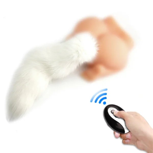 Multi-Color Optional Artificial Tail Vibrator Butt Plug Remote Control Penetration Anal Unisex Sexmachine Adult SexToy Joinjjtoy - Image 14