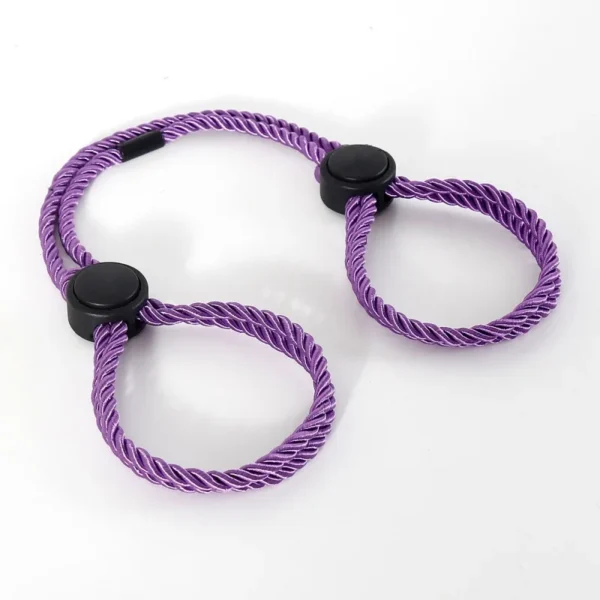 Multi Functional Soft Silk Rope Handcuffs for Couple Wristband Buckle Bracelet Adult Bondage Toys - Image 12