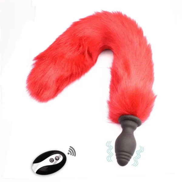 Multi-Color Optional Artificial Tail Vibrator Butt Plug Remote Control Penetration Anal Unisex Sexmachine Adult SexToy Joinjjtoy - Image 13