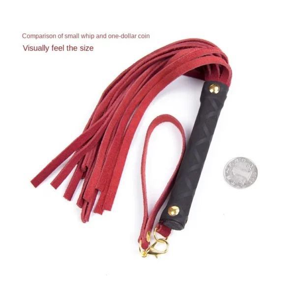 Fun products black SM bound whip bound toy flirting loose whip round nail handle tycoon gold hook alternative - Image 2