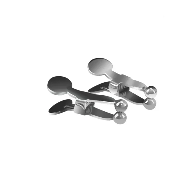 Stainless Steel Nipple Clamps - Bondage Accessories for Adults 18+ - Image 3