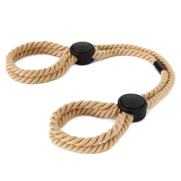 Adjustable Rope Handcuffs for Couples, Soft Bondage Restraints, SM Bedroom Play Accessories - Image 2