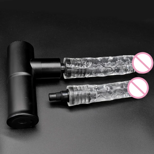 For fascia gun massage head modification replacement head, dildo, G-spot vibration, clitoris stimulation, anal plug, vibrator