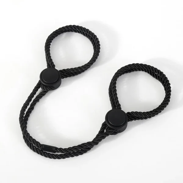 Multi Functional Soft Silk Rope Handcuffs for Couple Wristband Buckle Bracelet Adult Bondage Toys - Image 11