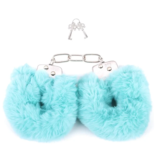 Soft Plush Handcuffs with 2 Keys Fluffy Wrist Bracelet Adult Bondage Toys for Women and Couples - Image 9